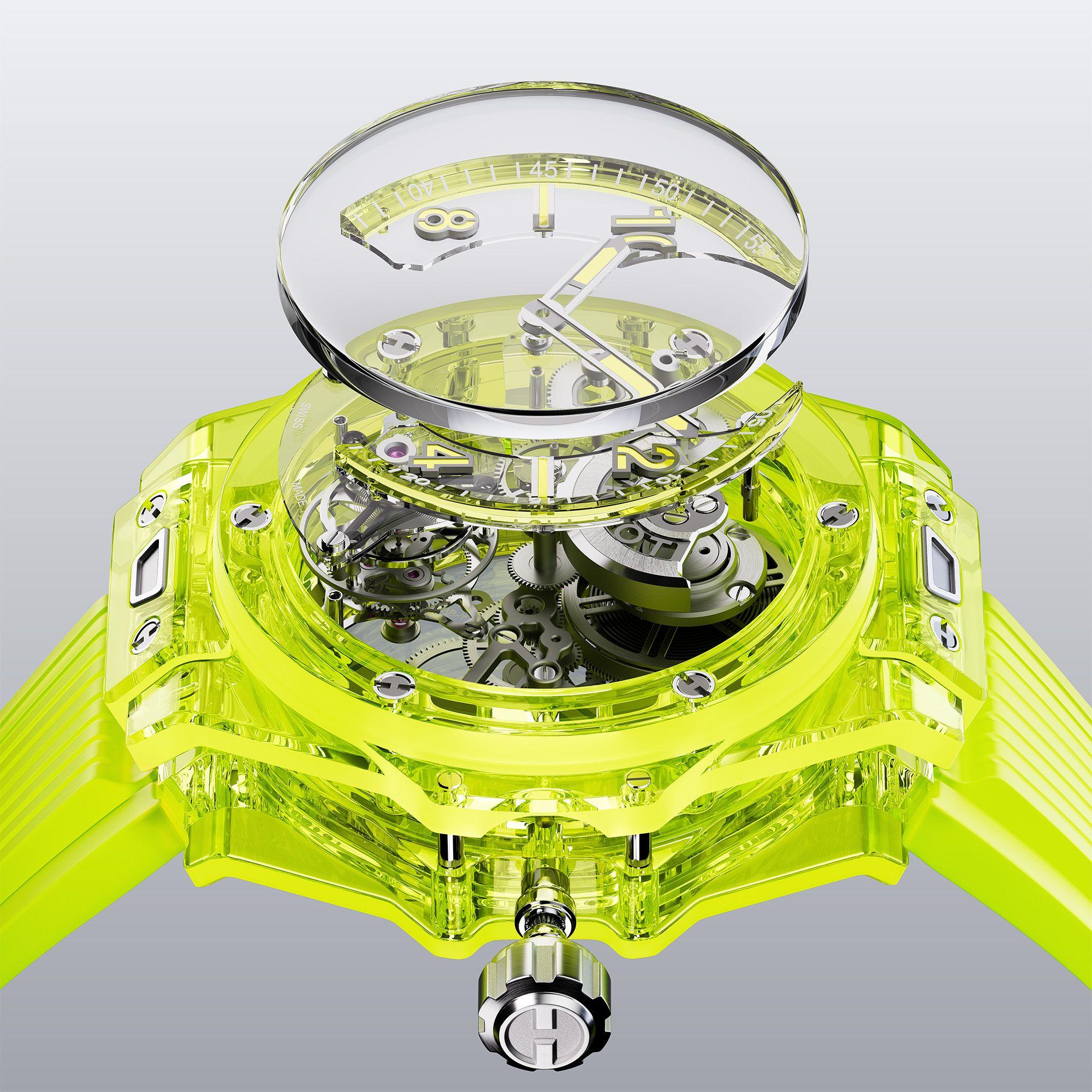 Hublot, Yellow Neon Saxem   